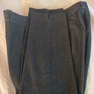 Banana Republic Sloane Pant Sz 12  Dk blue cotton